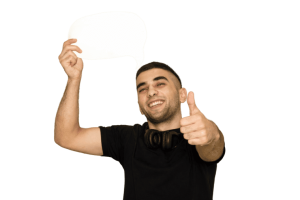 Image représentant un client satisfait